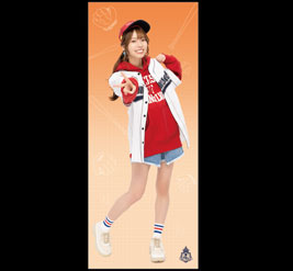 等身大タペストリー　部活Ver.／河野ひより